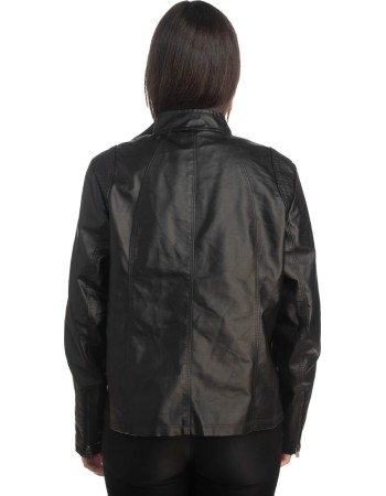 Δερμάτινο γυναικείο μπουφάν - S270