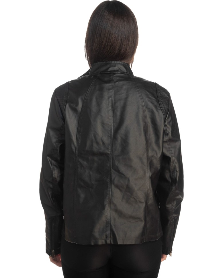 Δερμάτινο γυναικείο μπουφάν - S270