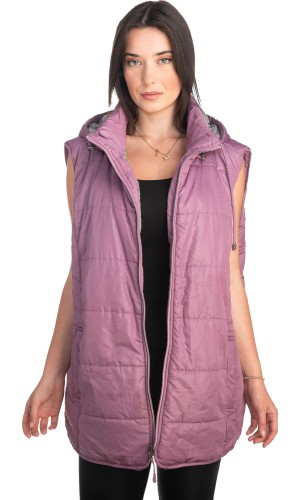 Γυναικείο Επώνυμο Μπουφάν Γιλέκο - S276