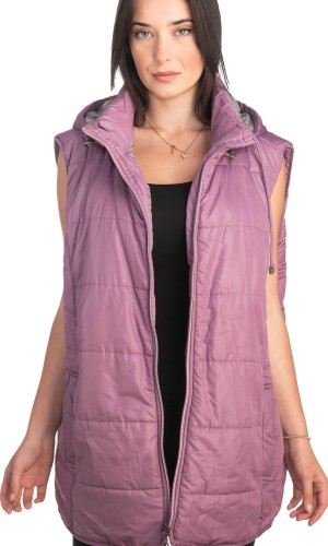 Γυναικείο Επώνυμο Μπουφάν Γιλέκο - S276