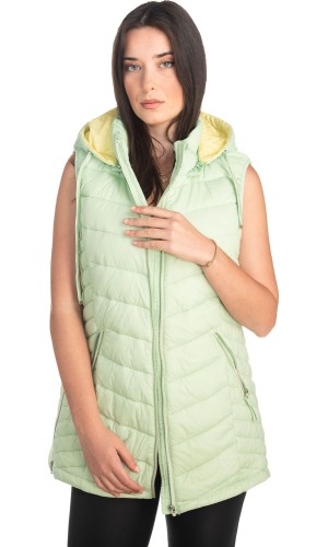 Γυναικείο Επώνυμο Μπουφάν Γιλέκο - S284