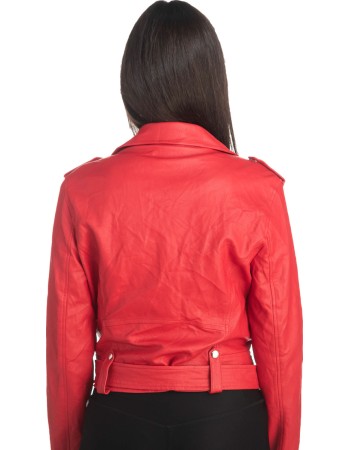 Δερμάτινο γυναικείο μπουφάν - S294