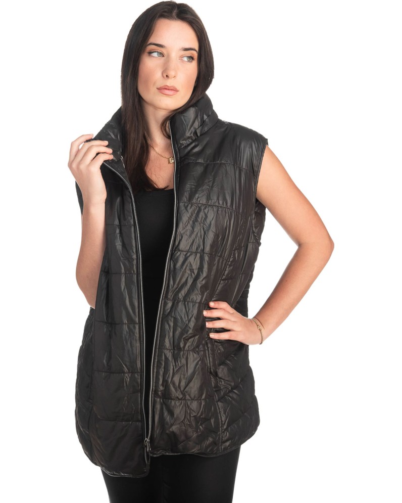 Γυναικείο Επώνυμο Μπουφάν Γιλέκο - S341