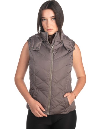 Γυναικείο Επώνυμο Μπουφάν Γιλέκο - S344