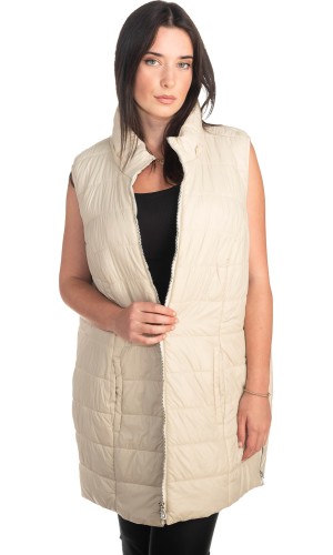 Γυναικείο Επώνυμο Μπουφάν Γιλέκο - S368