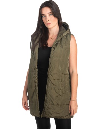 Γυναικείο Επώνυμο Μπουφάν Γιλέκο - S475