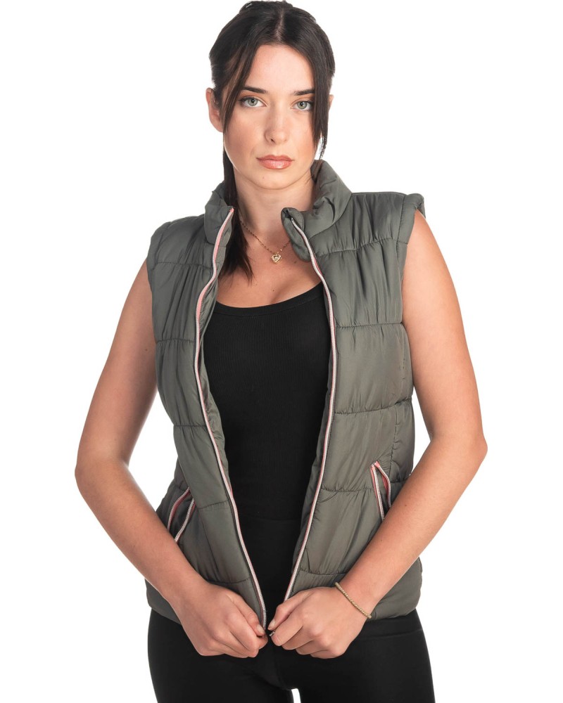 Γυναικείο Επώνυμο Μπουφάν Γιλέκο - S511