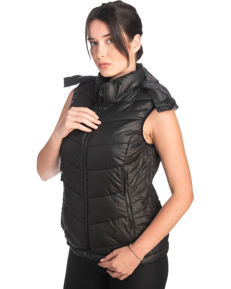 Γυναικείο Επώνυμο Μπουφάν Γιλέκο - S526