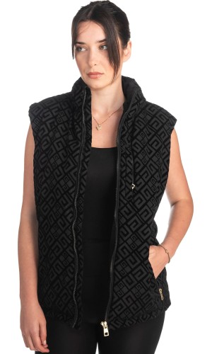 Γυναικείο Επώνυμο Μπουφάν Γιλέκο - S573