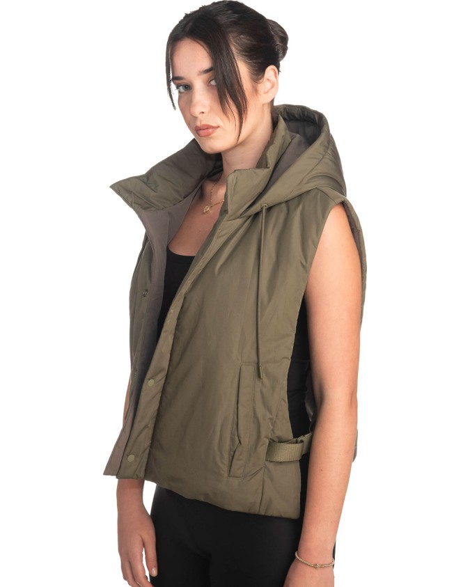 Γυναικείο Επώνυμο Μπουφάν Γιλέκο - S593