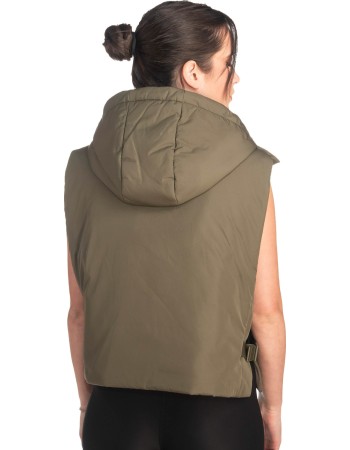 Γυναικείο Επώνυμο Μπουφάν Γιλέκο - S593