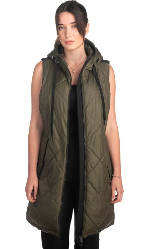 Γυναικείο Επώνυμο Μπουφάν Γιλέκο - S716