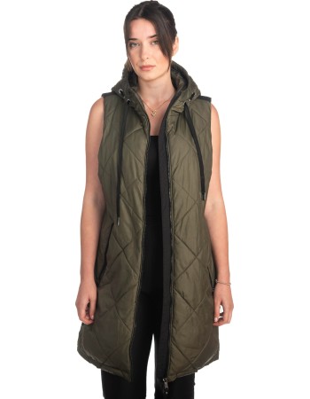 Γυναικείο Επώνυμο Μπουφάν Γιλέκο - S716