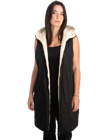 Γυναικείο Επώνυμο Μπουφάν Γιλέκο - S816