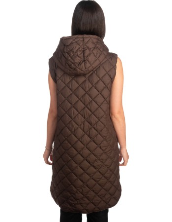 Γυναικείο Επώνυμο Μπουφάν Γιλέκο - S844