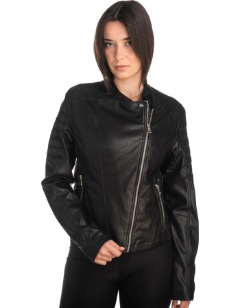 Δερμάτινο γυναικείο μπουφάν - S887