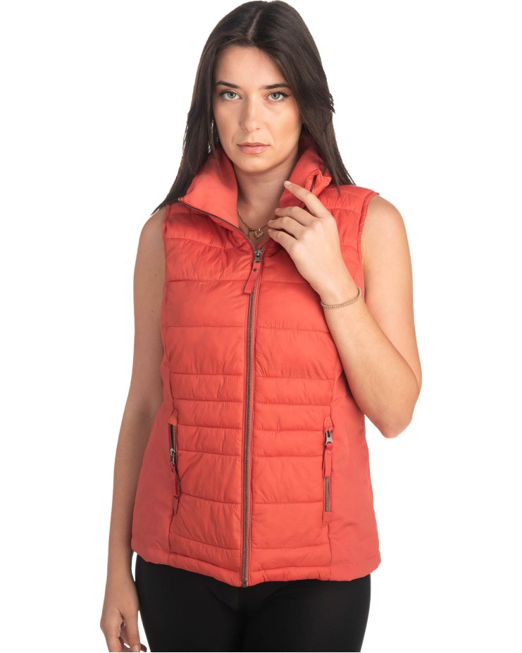 Γυναικείο Επώνυμο Μπουφάν Γιλέκο - S892