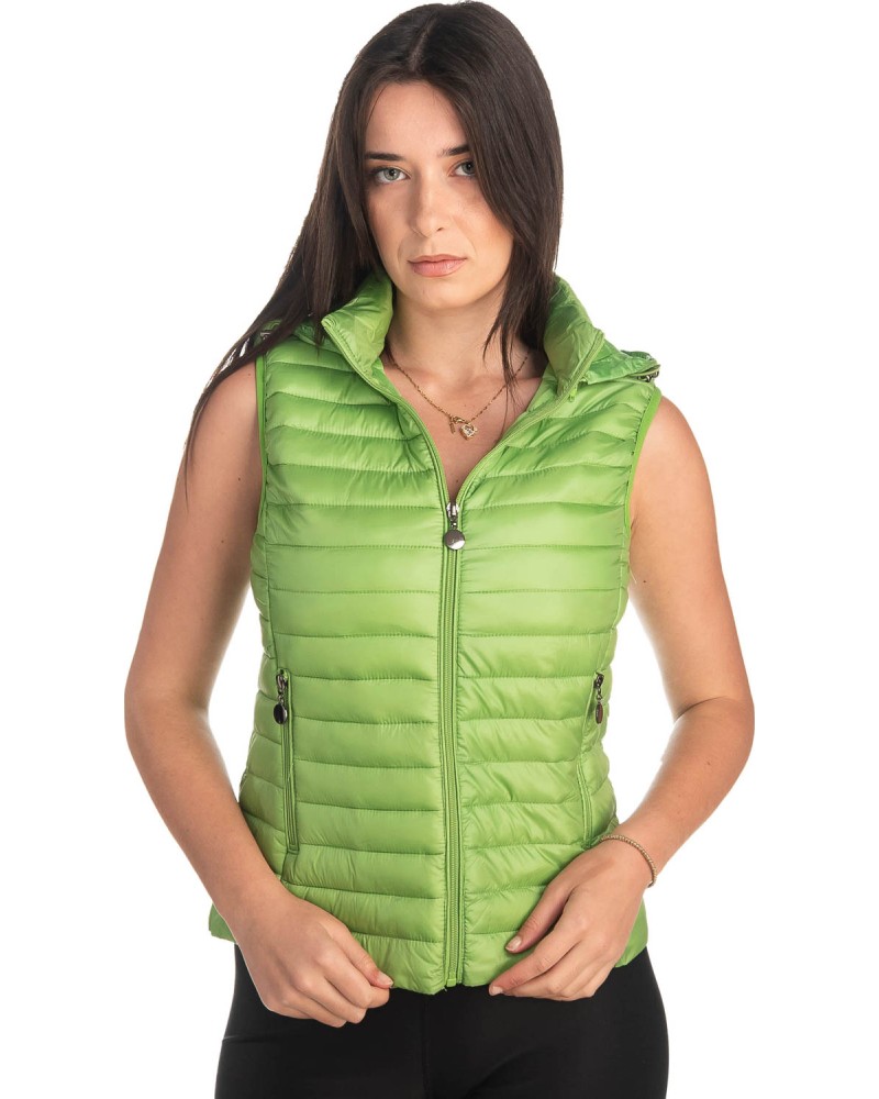 Γυναικείο Επώνυμο Μπουφάν Γιλέκο - S896