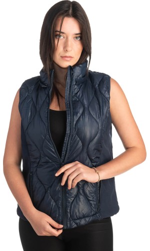 Γυναικείο Επώνυμο Μπουφάν Γιλέκο - S967