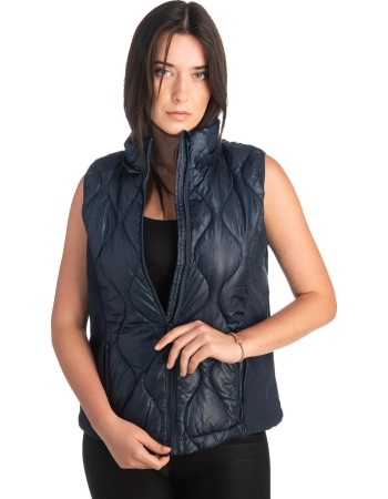 Γυναικείο Επώνυμο Μπουφάν Γιλέκο - S967