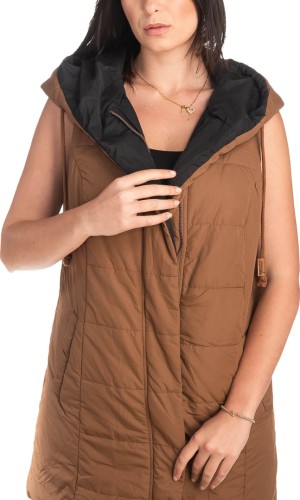 Γυναικείο Επώνυμο Μπουφάν Γιλέκο - S985