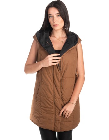 Γυναικείο Επώνυμο Μπουφάν Γιλέκο - S985