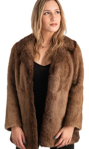 Γνήσια Γυναικεία Φυσική Γούνα - T155