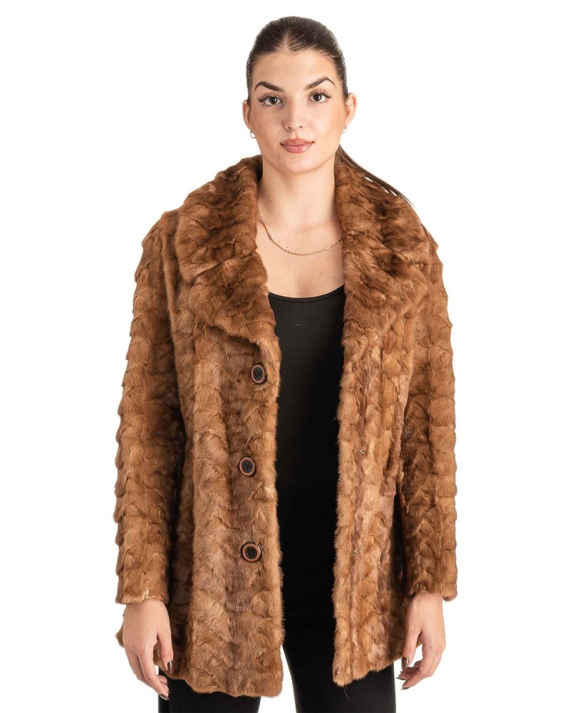 Γνήσια Γυναικεία Φυσική Γούνα - T165