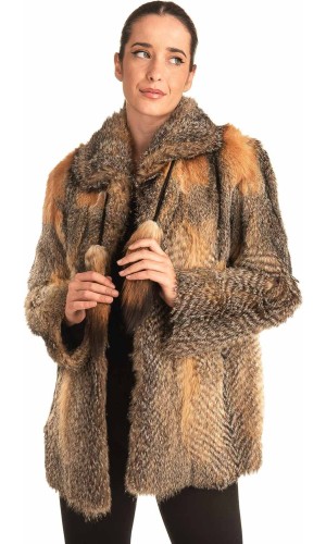 Γνήσια Γυναικεία Φυσική Γούνα - T17