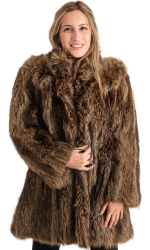 Γνήσια Γυναικεία Φυσική Γούνα - T176