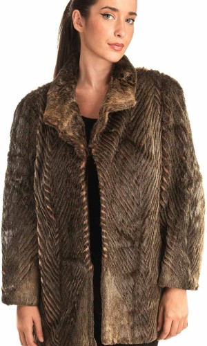 Γνήσια Γυναικεία Φυσική Γούνα - T24