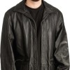 Γνήσιο Ανδρικό Δερμάτινο Μπουφάν - T290