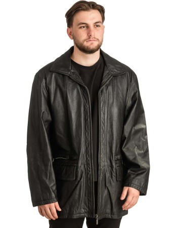 Γνήσιο Ανδρικό Δερμάτινο Μπουφάν - T290