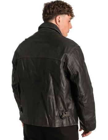Γνήσιο Ανδρικό Δερμάτινο Μπουφάν - T293