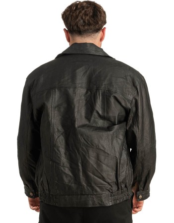 Γνήσιο Ανδρικό Δερμάτινο Μπουφάν - T294