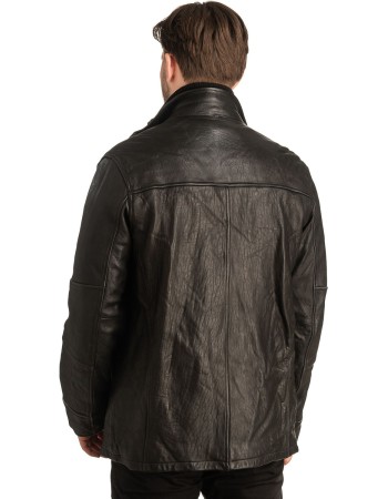 Γνήσιο Ανδρικό Δερμάτινο Μπουφάν - T300