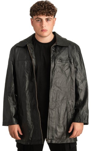 Γνήσιο Ανδρικό Δερμάτινο Μπουφάν - T301