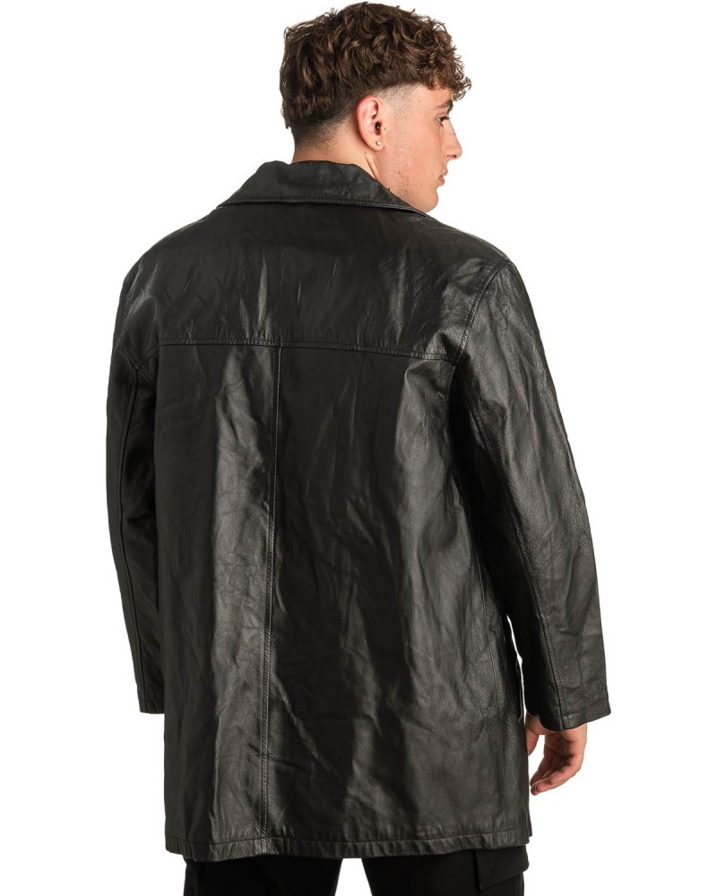 Γνήσιο Ανδρικό Δερμάτινο Μπουφάν - T301