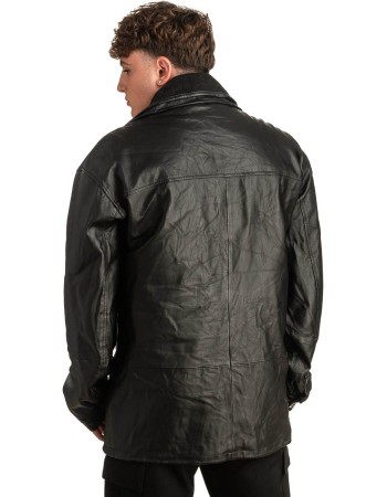 Γνήσιο Ανδρικό Δερμάτινο Μπουφάν - T302