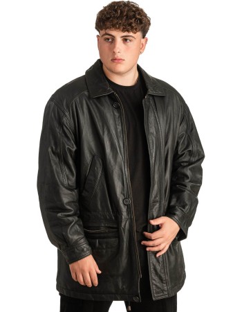 Γνήσιο Ανδρικό Δερμάτινο Μπουφάν - T303