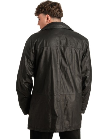 Γνήσιο Ανδρικό Δερμάτινο Μπουφάν - T308
