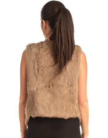 Γνήσια Γυναικεία Φυσική Γούνα Γιλέκο - T31