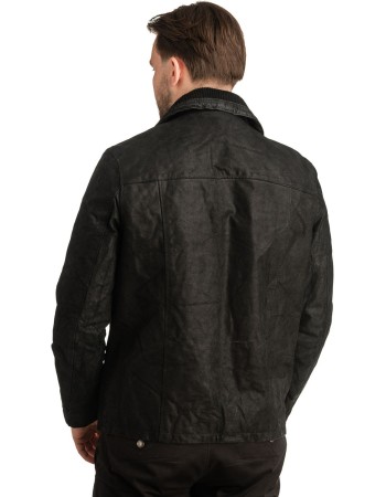 Γνήσιο Ανδρικό Δερμάτινο Μπουφάν - T310