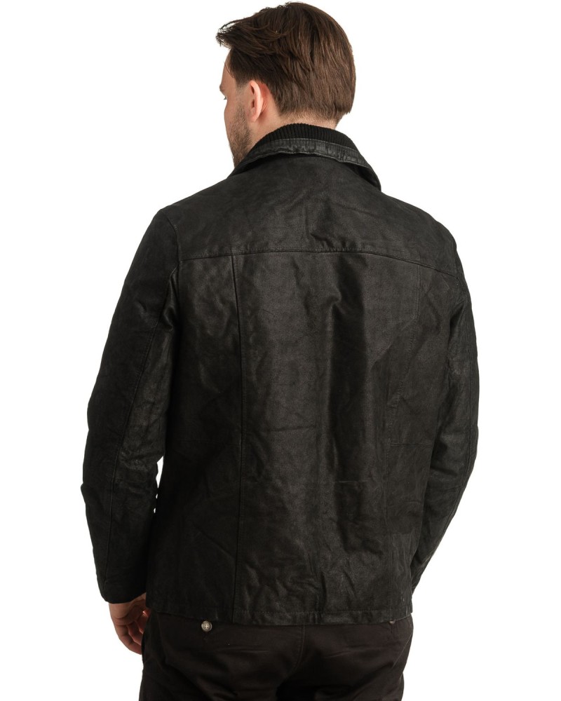 Γνήσιο Ανδρικό Δερμάτινο Μπουφάν - T310