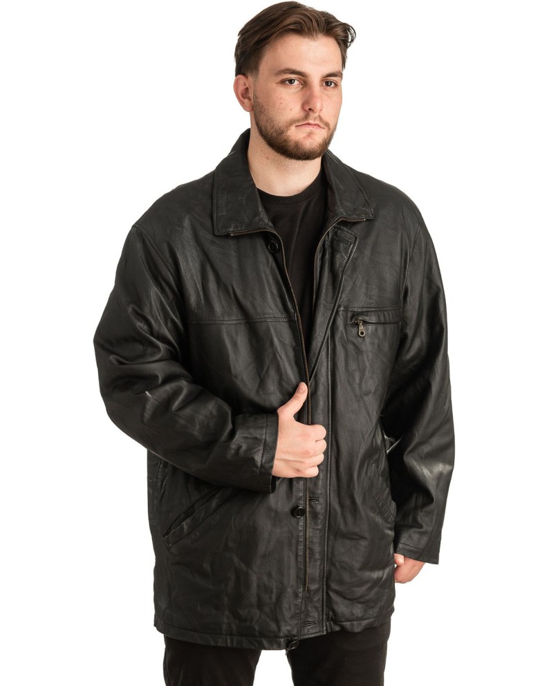 Γνήσιο Ανδρικό Δερμάτινο Μπουφάν - T311