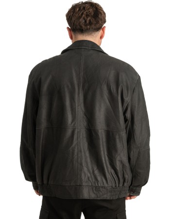 Γνήσιο Ανδρικό Δερμάτινο Μπουφάν - T315
