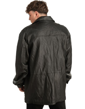 Γνήσιο Ανδρικό Δερμάτινο Μπουφάν - T316