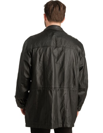 Γνήσιο Ανδρικό Δερμάτινο Μπουφάν - T319