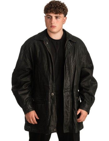 Γνήσιο Ανδρικό Δερμάτινο Μπουφάν - T320