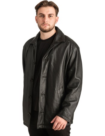 Γνήσιο Ανδρικό Δερμάτινο Μπουφάν - T326